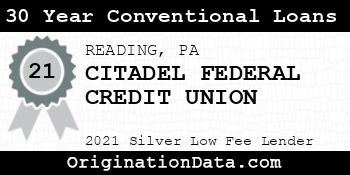 CITADEL FEDERAL CREDIT UNION 30 Year Conventional Loans silver
