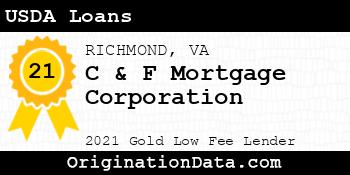 C & F Mortgage Corporation USDA Loans gold