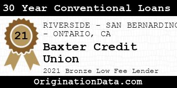 Baxter Credit Union 30 Year Conventional Loans bronze