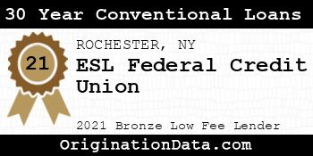 ESL Federal Credit Union 30 Year Conventional Loans bronze