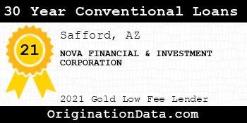 NOVA FINANCIAL & INVESTMENT CORPORATION 30 Year Conventional Loans gold