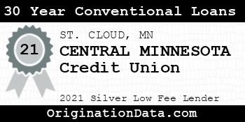 CENTRAL MINNESOTA Credit Union 30 Year Conventional Loans silver