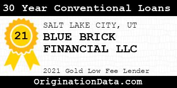 BLUE BRICK FINANCIAL  30 Year Conventional Loans gold