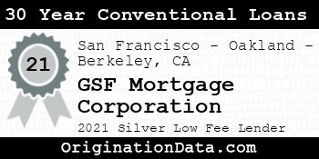 GSF Mortgage Corporation 30 Year Conventional Loans silver