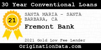 Fremont Bank 30 Year Conventional Loans gold