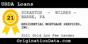 RESIDENTIAL MORTGAGE SERVICES  USDA Loans gold