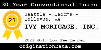 IVY MORTGAGE  30 Year Conventional Loans gold