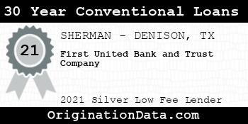 First United Bank and Trust Company 30 Year Conventional Loans silver