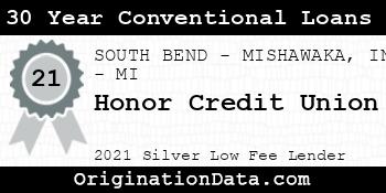 Honor Credit Union 30 Year Conventional Loans silver