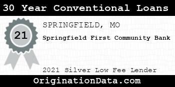 Springfield First Community Bank 30 Year Conventional Loans silver