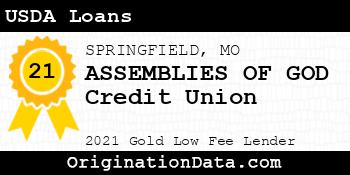 ASSEMBLIES OF GOD Credit Union USDA Loans gold