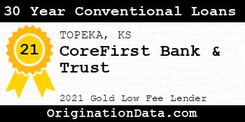 CoreFirst Bank & Trust 30 Year Conventional Loans gold