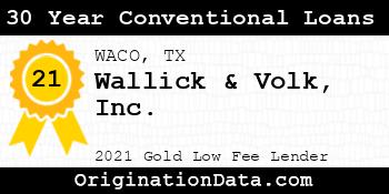 Wallick & Volk  30 Year Conventional Loans gold