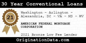 AMERICAN FEDERAL MORTGAGE CORPORATION 30 Year Conventional Loans bronze