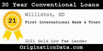 First International Bank & Trust 30 Year Conventional Loans gold