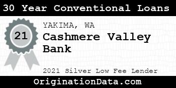 Cashmere Valley Bank 30 Year Conventional Loans silver