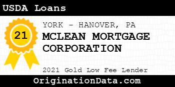 MCLEAN MORTGAGE CORPORATION USDA Loans gold