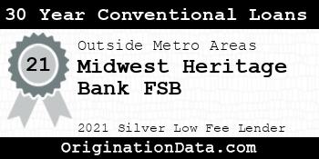 Midwest Heritage Bank FSB 30 Year Conventional Loans silver
