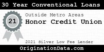 Honor Credit Union 30 Year Conventional Loans silver