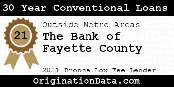The Bank of Fayette County 30 Year Conventional Loans bronze
