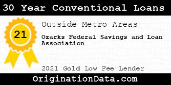 Ozarks Federal Savings and Loan Association 30 Year Conventional Loans gold