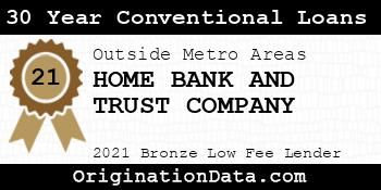 HOME BANK AND TRUST COMPANY 30 Year Conventional Loans bronze