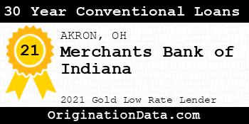 Merchants Bank of Indiana 30 Year Conventional Loans gold