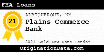 Plains Commerce Bank FHA Loans gold