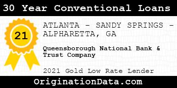 Queensborough National Bank & Trust Company 30 Year Conventional Loans gold