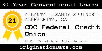 CDC Federal Credit Union 30 Year Conventional Loans gold