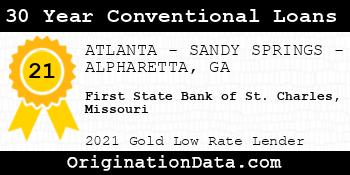 First State Bank of St. Charles Missouri 30 Year Conventional Loans gold