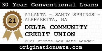 DELTA COMMUNITY CREDIT UNION 30 Year Conventional Loans bronze