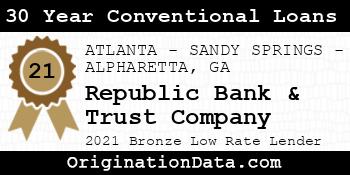 Republic Bank & Trust Company 30 Year Conventional Loans bronze