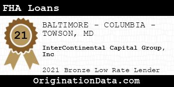 InterContinental Capital Group Inc FHA Loans bronze