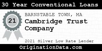 Cambridge Trust Company 30 Year Conventional Loans silver