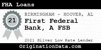First Federal Bank A FSB FHA Loans silver
