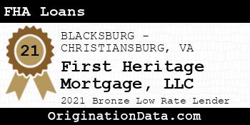 First Heritage Mortgage FHA Loans bronze