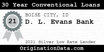 D. L. Evans Bank 30 Year Conventional Loans silver