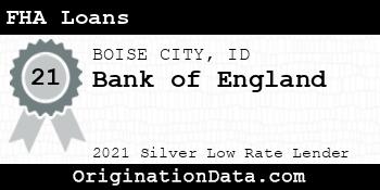 Bank of England FHA Loans silver