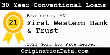 First Western Bank & Trust 30 Year Conventional Loans gold
