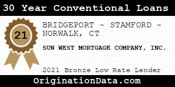 SUN WEST MORTGAGE COMPANY  30 Year Conventional Loans bronze