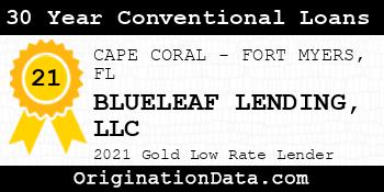 BLUELEAF LENDING  30 Year Conventional Loans gold