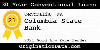 Columbia State Bank 30 Year Conventional Loans gold