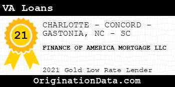 FINANCE OF AMERICA MORTGAGE  VA Loans gold