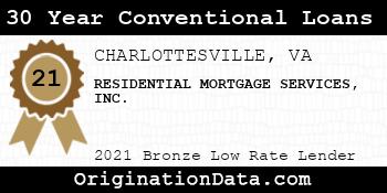 RESIDENTIAL MORTGAGE SERVICES  30 Year Conventional Loans bronze