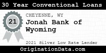 Jonah Bank of Wyoming 30 Year Conventional Loans silver