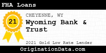 Wyoming Bank & Trust FHA Loans gold