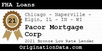 Pacor Mortgage Corp FHA Loans bronze