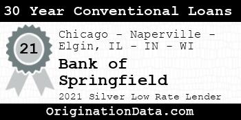 Bank of Springfield 30 Year Conventional Loans silver