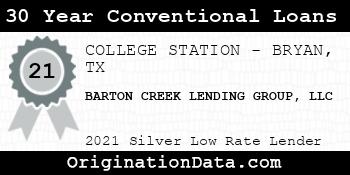 BARTON CREEK LENDING GROUP 30 Year Conventional Loans silver